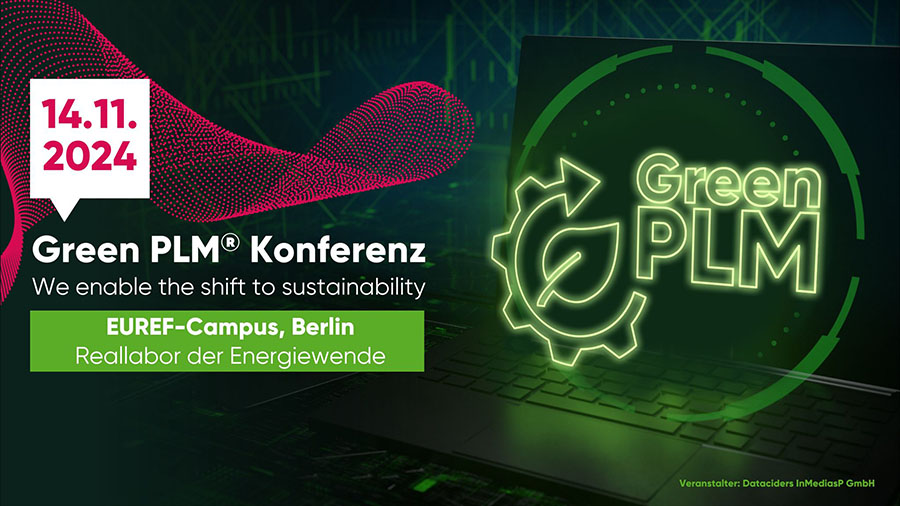 Ad for Green PLM Conference: Berlin, Germany, 14 November 2024